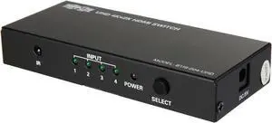 Tripp Lite 4-Port HDMI Switch for Video and Audio, 4K x 2K UHD @ 60 Hz (HDMI F/4xF) with Remote Control (B119-004-UHD)