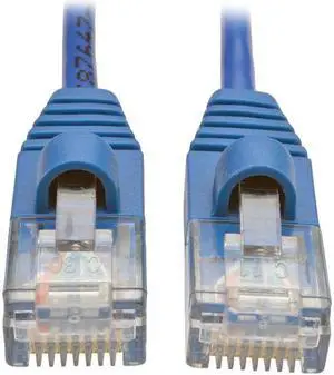 Tripp Lite Cat5e Snagless Molded Slim UTP Patch Cable (M/M), RJ45,  Blue, 5 ft. (N001-S05-BL)