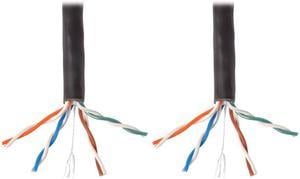 TRIPP LITE N222-01K-BK 1000 ft. Cat 6 Black Gigabit Bulk Solid-Core PVC Cable