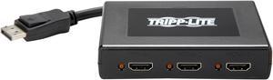 Tripp Lite B156-003-HD-V2 3-Port DisplayPort 1.2 to HDMI Multi-Stream Transport (MST) Hub, 3840 x 2160 (4K x 2K) UHD