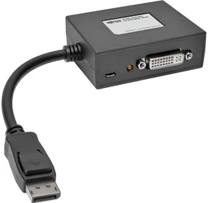 Tripp Lite B156-002-DVI-V2 2-Port DisplayPort 1.2 to DVI Multi-Stream Transport (MST) Hub, 1920 x 1080 (1080p) Tripp Lite B156-002-DVI-V2 2-Port DisplayPort 1.2 to DVI Multi-Stream Transport (MST) Hub, 1920 x 1080 (1080p)