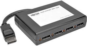 Tripp Lite B156-004-V2 4-Port DisplayPort 1.2 Multi-Stream Transport (MST) Hub, 3840 x 2160 (4K x 2K) UHD