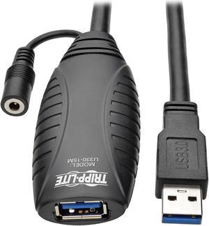 Tripp Lite 15M USB 3.0 Active Superspeed Extension Repeater Cable USB-A M/F (U330-15M)