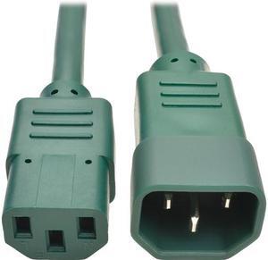 Tripp Lite Model P004-006-AGN 6 ft. Standard Computer Power Extension Cord, 10A, 18 AWG (IEC-320-C14 to IEC-320-C13) Male to Female