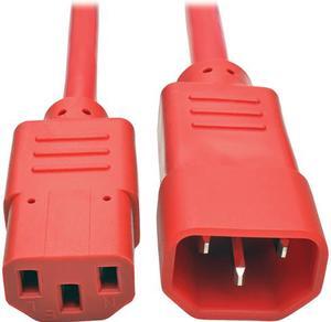 Tripp Lite Model P005-006-ARD 6 ft. Heavy-Duty Power Extension Cord, 15A, 14 AWG (IEC-320-C14 to IEC-320-C13) Male to Female