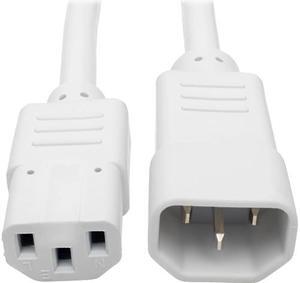 Tripp Lite Model P005-006-AWH 6 ft. Heavy-Duty Power Extension Cord, 15A, 14 AWG (IEC-320-C14 to IEC-320-C13) Male to Female