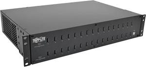 Tripp Lite 32-Port USB Charging Station with Syncing, 5V 80A (400W) USB Charger Output, 2U Rack-Mount (U280-032-RM)