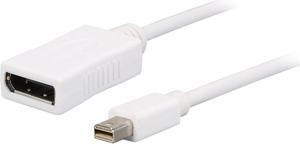 Tripp Lite 6in Mini DisplayPort to DisplayPort Adapter Converter 4K@60Hz 6"