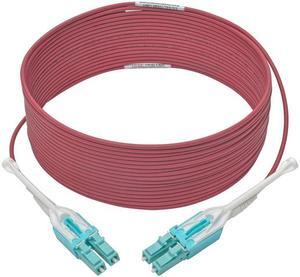 Tripp Lite 9M 10Gb Duplex Multimode Fiber Patch Cable 50/125 OM4 LC/LC LSZH