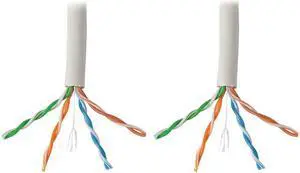 Tripp Lite 1000 ft Cat6 Gigabit Bulk Cable Stranded CMR PVC 24AWG White