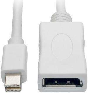 Tripp Lite 10 ft. Mini DisplayPort to DisplayPort Adapter Cable 4K x 2K M/F (P139-010-DP-V2B)