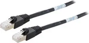 Tripp Lite Cat6a Snagless Shielded STP Patch Cable 10G, PoE, Black M/M 10 ft. (N262-010-BK)