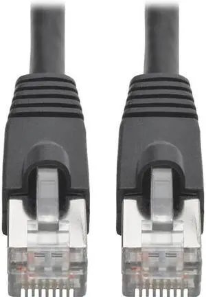 Tripp Lite Cat6a Snagless Shielded STP Patch Cable 10G, PoE, Black M/M 14 ft. (N262-014-BK)