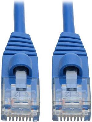 Tripp Lite Cat6a Gigabit Snagless Molded Slim UTP Patch Cable M/M Blue 3 ft. (N261-S03-BL)
