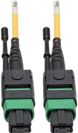 Tripp Lite MTP/MPO (APC) SMF Fiber Patch Cable 12 Fiber QSFP+ 40/100Gbe 2M (N390-02M-12-AP)