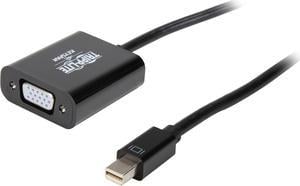 Tripp Lite Mini DisplayPort 1.2 to VGA Adapter Active 1080p Black mDP to VGA (P137-06N-VGAV2B)