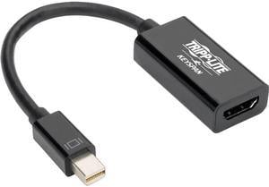 Tripp Lite Mini DisplayPort 1.2 to HDMI Adapter Active mDP to HDMI M/F 6in (P137-06N-HD4K6B)