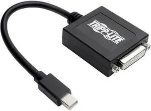 Tripp Lite Mini DisplayPort to DVI Adapter Converter mDP to DVI M/F 6in 6" (P137-06N-DVIB)
