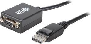 Tripp Lite DisplayPort to VGA Adapter Converter Active DP to VGA M/F 1ft 1' (P134-001-VGA)