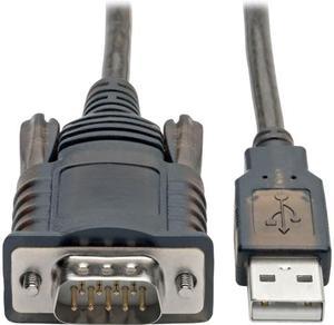 Tripp Lite FTDI USB to Serial RS-232 Adapter Cable w/ COM Retention M/M 5ft (U209-005-COM)