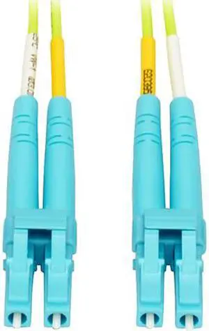 Tripp Lite Duplex Multimode Fiber Patch Cable OM5 LC to LC 50/125 100Gb 1M (N820-01M-OM5)