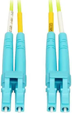 Tripp Lite Duplex Multimode Fiber Patch Cable OM5 LC to LC 50/125 100Gb 2M (N820-02M-OM5)