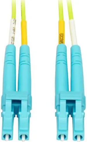 Tripp Lite Duplex Multimode Fiber Patch Cable OM5 LC to LC 50/125 100Gb 7M (N820-07M-OM5)