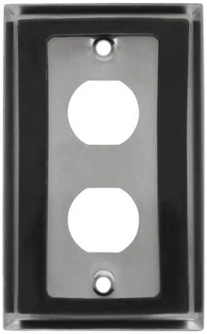 Tripp Lite RJ45 Bulkhead Wall Plate 2 Cutouts Industrial Metal Single Gang (N206-FP02-IND) Tripp Lite RJ45 Bulkhead Wall Plate 2 Cutouts Industrial Metal Single Gang (N206-FP02-IND)