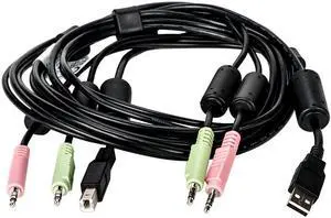 Vertiv Avocent USB Keyboard and Mouse, and Audio Cable, 6 ft. for Vertiv Avocent SV and SC Series Switches
