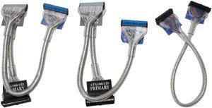 CABLES UNLIMITED Floppy Round Cable: 18"
IDE Round Cable: 24" Rounded Cable Kit Model FLT-KIT-CLEAR