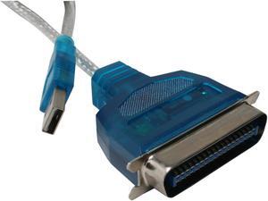 CABLES UNLIMITED Model USB-1470-06 6 ft. USB to Centronix Parallel Printer Cable Male to Male