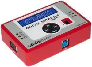 WiebeTech 31550-0109-0000 DRIVE ERAZER ULTRA, Stand-alone Product For Erasing SATA & PATA Hard Drives, US Power Plug