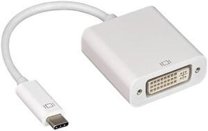 Nippon Labs 30UC-CDVI USB 3.1 Type-C to DVI Adapter, White