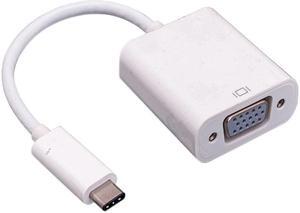 Nippon Labs 30UC-CVGA USB 3.1 Type-C to VGA Adapter, Supports 1920 x 1200 @60Hz, White