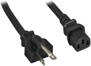 Nippon Labs 14 AWG AC Power Cord NEMA 6-20P to C13, SJT, 15A/250V, NEMA 6-20P to IEC-60320-C13, Black 6 ft. Power Cable