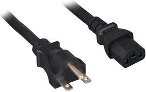 Nippon Labs 14 AWG AC Power Cord NEMA 6-15P to C13, SJT, 15A/250V, NEMA 6-15P to IEC-60320-C13, Black 6 ft. Power Cable
