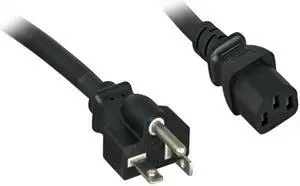 Nippon Labs 30POW-10W1-520C13-03 3 ft. 15A / 125V, NEMA 5-20P to IEC-60320-C13, Power Cable