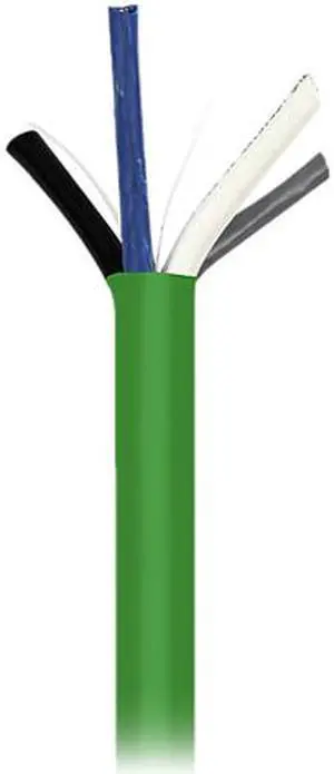Nippon Labs 500Ft (Cat.6 x2)/(RG6 Quad x2) Combo Cable - Green (2) Cat 6E + (2) RG6 Quad Composite Cable
