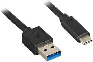 Nippon Labs 6ft. USB Type C 3.1 Gen 2 Male to Type A Male Cable 28AWG+24AWG, 10Gbps, 3A, Gold plated connectors - Black USB Type-C to A Cable 20USB3-6CMAM-G