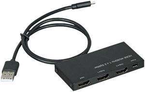 Nippon Labs 30S-10HM-13202-Y HDMI 1 x 2 Splitter 4K@60Hz, Black