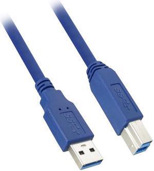 Nippon Labs 10ft.USB 3.0 Type A Male to B Male Cable for Printer and Scanner 50USB3-AB-10, Blue