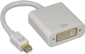 Nippon Labs Mini DisplayPort To DVI Adapter, 1920 x 1080p@60Hz, White Mini Dp to DVI Converter, 30DP-MDP-DVI