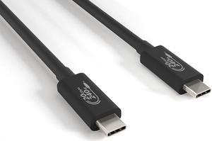 Nippon Labs 30USB4-10UC-422CC-02 USB4.0 Type C Gen2X2 4K USB Cable, Supports 4K@60Hz, E-marker, 20Gbps, EPR 240W Type-C USB4 6.6FT. (2 Meters) Cable