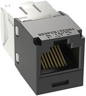 Panduit CJ688TGBL-24 Mini-Com UTP RJ45 Cat 6 TG Jack Module, Black, 24-pack