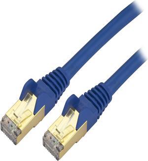 StarTech C6ASPAT5BL StarTech.com Cat6a Shielded Patch Cable - 5 ft. - Blue - Snagless RJ45 Cable - Ethernet Cord - Cat 6a Cable