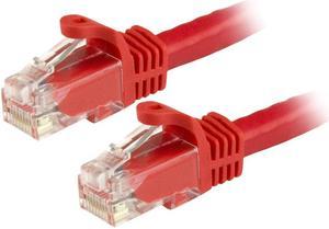 StarTech N6PATCH6INRD StarTech.com Cat6 Patch Cable - 6 in - Red Ethernet Cable - Snagless RJ45 Cable - Ethernet Cord - Cat 6 Cable - 6in