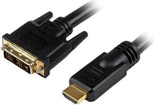 StarTech HDDVIMM10M Black 32.81 ft. Male to Male HDMI to DVI-D Cable