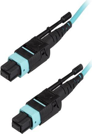 StarTech.com MPO12PL3M MTP Fiber Optic Cable - 10 ft / 3m - OM3 - 40Gb - Push / Pull Tab - Plenum - MPO / MTP Connector - Fiber Patch Cable