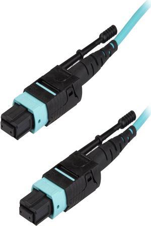 StarTech.com MPO12PL10M MTP Fiber Optic Cable - 30 ft / 10m - OM3 - 40Gb - Push / Pull Tab - Plenum - MPO / MTP Connector - Fiber Patch Cable