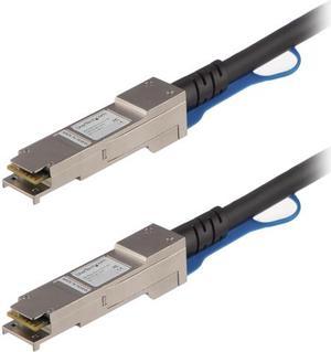 StarTech.com QSFP40GPC05M MSA Compliant QSFP+ Direct-Attach Twinax Cable - 0.5 m (1.6 ft) - 40 GbE